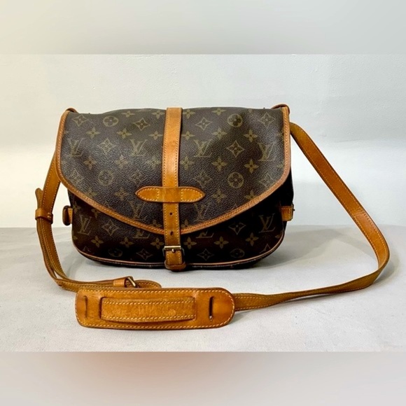 Louis Vuitton Saumur 30 Crossbody Double Saddle Brown Messenger - Picture 11 of 16